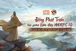 VNGGames ra mắt dự án game MMORPG Kiếm Hiệp X5 - một thế giới võ lâm do chính game thủ Việt Nam đồng phát triển