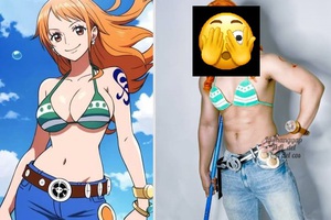 Fan One Piece ngã ngửa trước màn cosplay Nami "lực lưỡng" của một nam coser