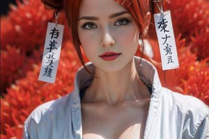 Naruto: AI "vén màn" nhan sắc tuyệt mỹ của Uzumaki Mito khiến Hokage Đệ Nhất cũng say đắm
