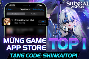 Shinkai Impact: Khởi Nguyên – Top 1 Game Chiến Thuật App Store Ngay Khi Ra Mắt