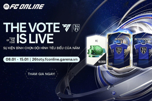 FC Online: Danh sách đề cử cho đội hình 26 Team Of The Year chính thức lộ diện