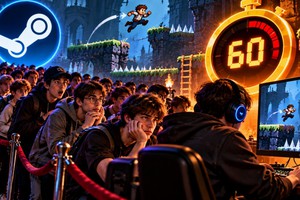 Steam bất ngờ xuất hiện tựa game miễn phí kỳ lạ bậc nhất thế giới, hàng nghìn người xếp hàng chỉ để được chơi đúng một phút