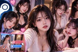 Tựa game hẹn hò với dàn mỹ nhân xinh đẹp tung bản chơi thử miễn phí, gây sốt Steam, rating cực kỳ lạc quan