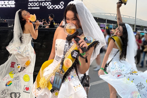 Fan Việt xinh như mộng mặc váy cưới được G-Dragon "thả tim": Chi phí chưa đến 2 triệu nhưng đầy ý nghĩa