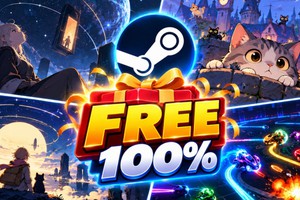 Hoàn toàn miễn phí, game thủ tải ngay 4 trò chơi này trên Steam, nhận một lần, chơi vĩnh viễn