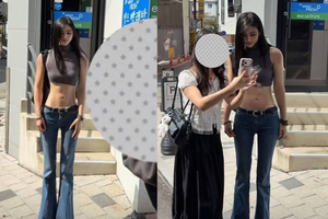 "Soái tỷ" gây chú ý với vóc dáng không tưởng trên đường phố là ai?