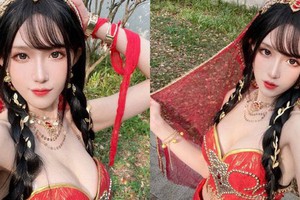 Cosplay một lần nổi mãi mãi, nữ streamer gợi cảm ghim ảnh suốt hai năm, leo top tìm kiếm