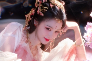 Ngắm mỹ nhân này mới hiểu thế nào là "yêu phi trời chọn": Visual tuyệt sắc khuynh thành, hoa đào tháng 2 cũng không đẹp bằng