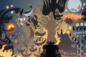 One Piece: Giả thuyết Imu là Thần Rừng trong bức bích họa cổ đại tại Elbaph