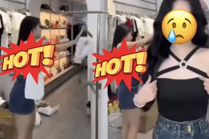 CĐM "đứng hình" khoảnh khắc hớ hênh của hot TikToker ngay trên sóng livestream bán hàng, chỉ là tai nạn nghề nghiệp!