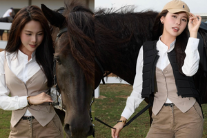 Đứng hình trước màn cưỡi ngựa thần sầu của hot girl làng Pick