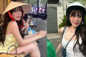 Nữ thần trượt băng nổi tiếng ngồi Grab, dạo phố ở Việt Nam đăng ảnh khắp nơi