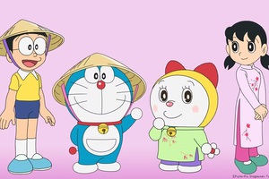 Doraemon ra mắt tập phim đặc biệt về Việt Nam, Shizuka diện áo dài cực xinh khiến fan đổ gục