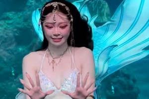 Chỉ 1 giây "lên hình", nàng tiên cá này khiến CDM phải ngây ngất với nhan sắc như bước ra từ truyện cổ tích