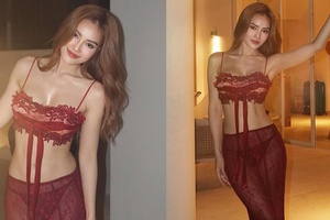 Nhan sắc bốc lửa ở tuổi U40 của ngọc nữ đình đám showbiz Việt