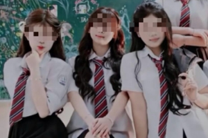 Chụp ảnh kỷ yếu với "tất lưới", nhóm học sinh bất ngờ bị CDM chỉ trích dữ dội