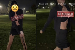Outfit "mặc như không" khi đi đánh golf, mỹ nhân hớ hênh lộ vòng 1 gây "nhức nhối"
