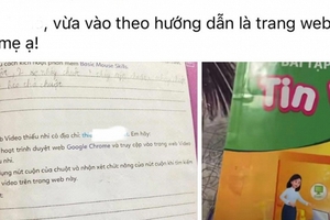 Phụ huynh bàng hoàng phát hiện sách Tin học lớp 3 của con chứa link đồi trụy, Nhà phát hành lập tức thông cáo KHẨN!