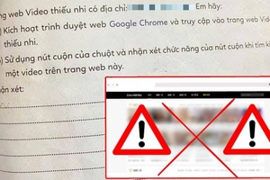 NXB ĐH Huế lên tiếng vụ link web không lành mạnh trong vở bài tập tin học lớp 3: "Trước đó link được sử dụng đúng mục đích"