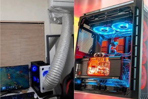 Thấy máy tính quá nóng, nam game thủ "kết nối" với điều hòa cho mát và cái kết được cảnh báo trước