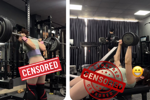 Diện chiếc quần tàng hình, nữ gymer trở thành tâm điểm tranh cãi