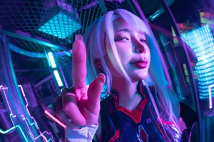 UmekoJ hóa thân đỉnh cao, khiến fan Cyberpunk "ngất ngây" vì thích thú