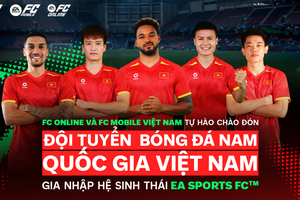 Đội tuyển Việt Nam chính thức xuất hiện trong FC Mobile Việt Nam