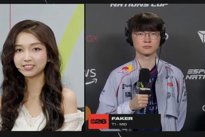 Thêm một nữ MC "gục ngã" trước sức hút của Faker