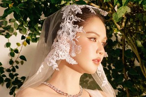 Ngọc Trinh hóa cô dâu, khiến dân tình "mê mệt" với nhan sắc thăng hạng