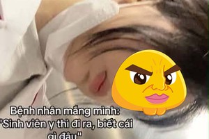 Thêm một sinh viên y khiến dân mạng xôn xao: Làm content "trả đũa" bệnh nhân, dọa xếp giường trong góc và lấy ven trật 3 lần!