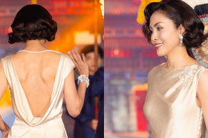 Clip hot nhất ngày Tăng Thanh Hà tái xuất, cú xoay lưng khoe xương cánh bướm đẹp cỡ này!
