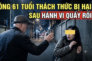 Cụ ông 61 tuổi thách thức bị hại sau hành vi quấy rối thô bạo