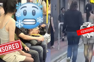 Vô tư "động chạm" trên tàu điện, ý thức công cộng ở đâu cặp đôi ơi?