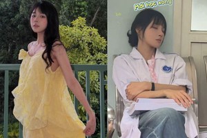Nữ sinh viên Y khoa gây chú ý với nhan sắc xinh đẹp khi ngồi ngủ gật trên hành lang bệnh viện, hóa ra là vợ cầu thủ nổi tiếng