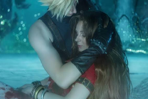 Cosplay Cloud và Aerith tái hiện khoảnh khắc trong Final Fantasy VII khiến hàng triệu game thủ bật khóc