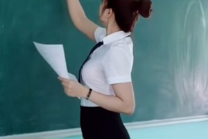Cô giáo Duyên, có gì mà thu hút hơn 900k người theo dõi, tiết học kết thúc học sinh vẫn muốn ở lại