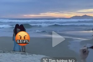 Đi biển, cô gái ngỡ ngàng khi bị quay lén rồi trở thành chủ đề bàn tán khiếm nhã