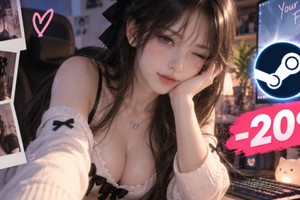 Tựa game "bạn đồng hành" gợi cảm mới ra mắt trên Steam đã gây sốt, 97% rating tích cực, leo top tìm kiếm