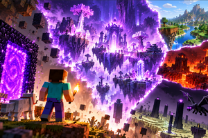 Sau hơn 14 năm, Minecraft bất ngờ bổ sung chiều không gian hoàn toàn mới, cộng đồng game thủ lập tức phát sốt