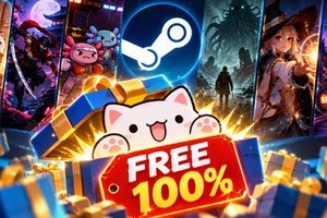 Thêm 6 tựa game miễn phí mới trên Steam, người chơi nhận một lần, sở hữu vĩnh viễn