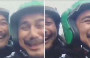 Vị khách phấn khích khi vô tình “đặt” được một tài xế xe ôm giống hệt mình