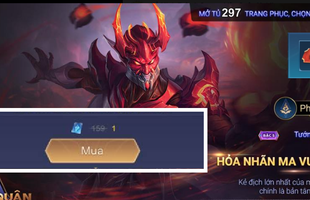 Liên Quân Mobile: Game thủ mua Jinna Ma Vương với giá 1 QH, Garena "đòi" 20 nghìn cũng khó