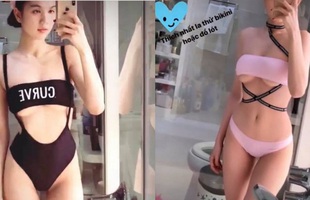 Ngọc Trinh mặc bikini táo bạo, phô diễn tối đa hình thể