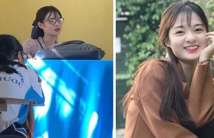 Bị học trò chụp lén khi đang kiểm tra bài cũ, cô giáo dạy Văn khiến dân mạng "đổ đứ đừ" vì nhan sắc siêu cấp dễ thương