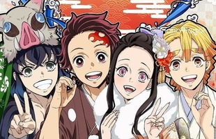 Dàn nhân vật Kimetsu no Yaiba rủ nhau diện kimono Nhật Bản tưng bừng đón năm mới