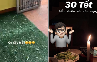 Toang cực mạnh ngày 30 Tết: Mưa đá rồi mất điện thế này thì còn gì là "festival Âm lịch" nữa?