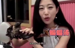 Háo hức thưởng thức súp dơi và hướng dẫn cách ăn, nữ blogger bị chỉ trích đưa ra lời phân trần gây phẫn nộ khi dịch viêm phổi Vũ Hán bùng phát