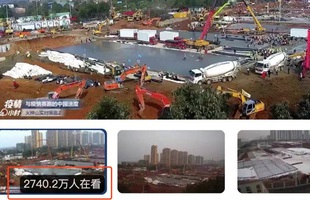 Hàng triệu người Trung Quốc thức trắng đêm xem livestream quá trình xây dựng bệnh viện dã chiến chống virus corona