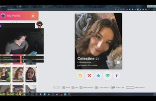 Nam streamer lướt Tinder và vô tình "quẹt phải"... chị gái mình ngay trên sóng trực tiếp
