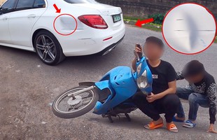 Xế hộp xịn của NTN bị "trẻ trâu" say rượu đâm biến dạng, cách hành xử sau đó khiến cộng đồng mạng thán phục